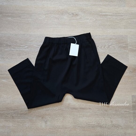 COS Drop Crotch Harem Cropped Trouser Pants Size Small MSRP $99 New With Tags - Picture 1 of 14